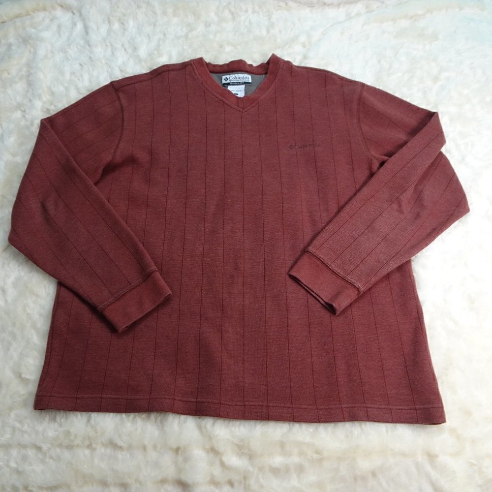 Columbia Plum L/S Sweater Size Large EUC